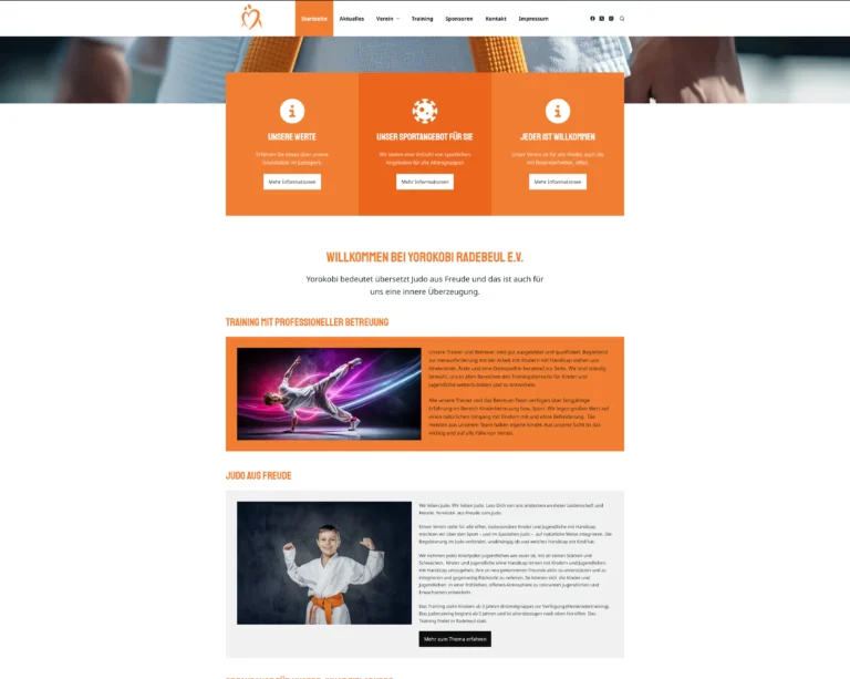 Neue Website von Yorokobi Radebeul