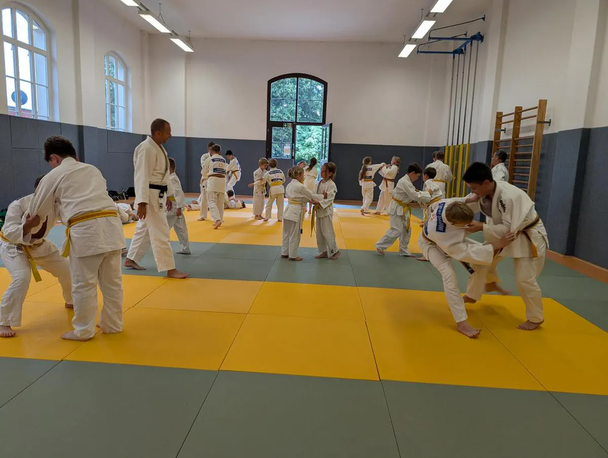 Hajime! Judotraining in der Sporthalle
